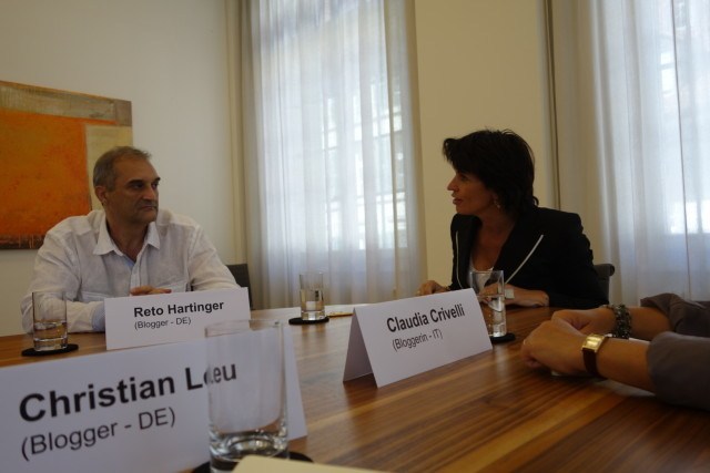 Ganz nah dran, Doris Leuthard gibt sich Bloggernah!